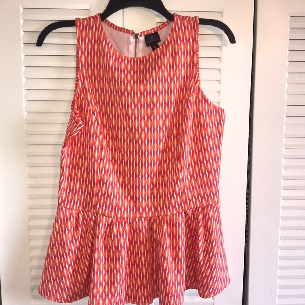 New Peplum top size Medium tall